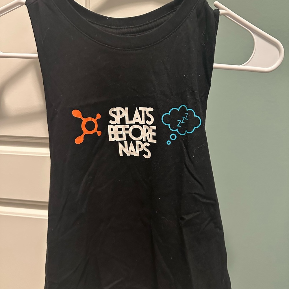 OrangeTheory OTF splats before naps muscle crop top